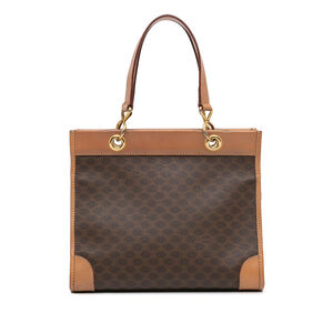 Pre-Loved Celine Macadam Coated Canvas Handbag